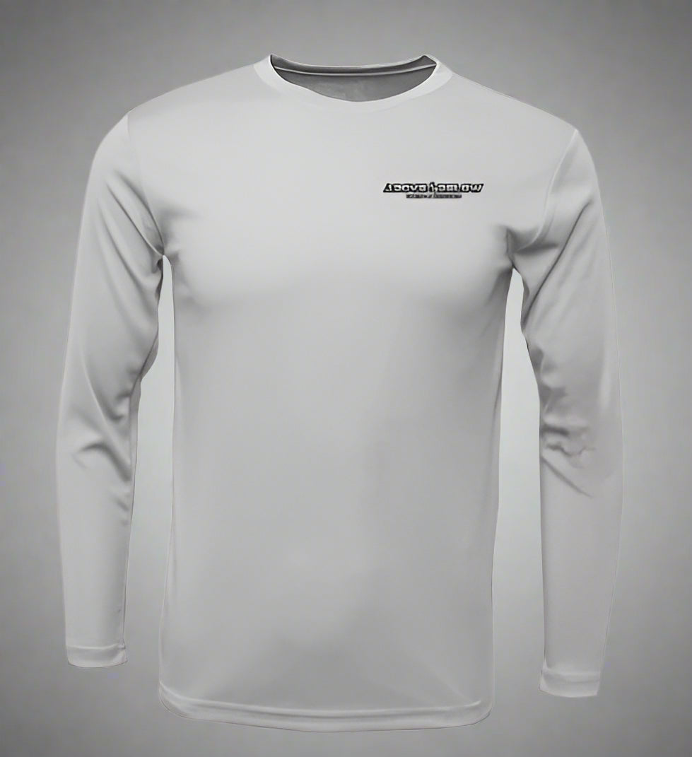 Features
UPF 50+ sun protection for maximum sun coverage
100% Extreme-Tek polyester performance fabric
Breathable, moisture-wicking, and anti-bacterial
Sublimated print — no peeling, no cracking, no hot spots
Lightweight, soft, and designed for all-day comfort
Above & Below logo on chest and back
Raglan sleeves for better mobility while casting or diving
Designed and tested in the Florida Keys